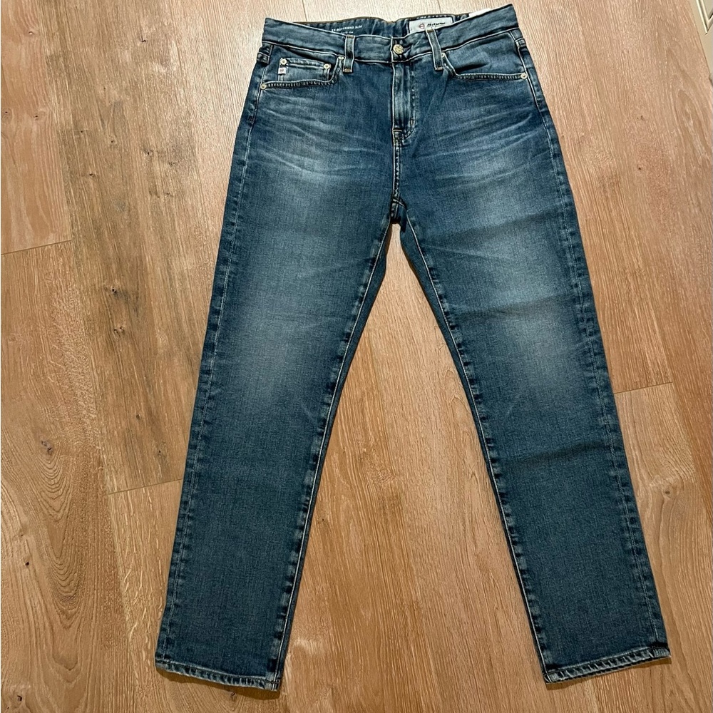 NWT ag Adriano goldschmied ex-boyfriend slim slouchy jeans ankle cropped…